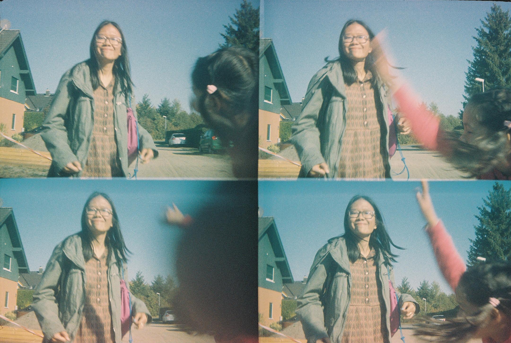 lomo action sampler photo showing 4 sequential frames in a 2x2 grid